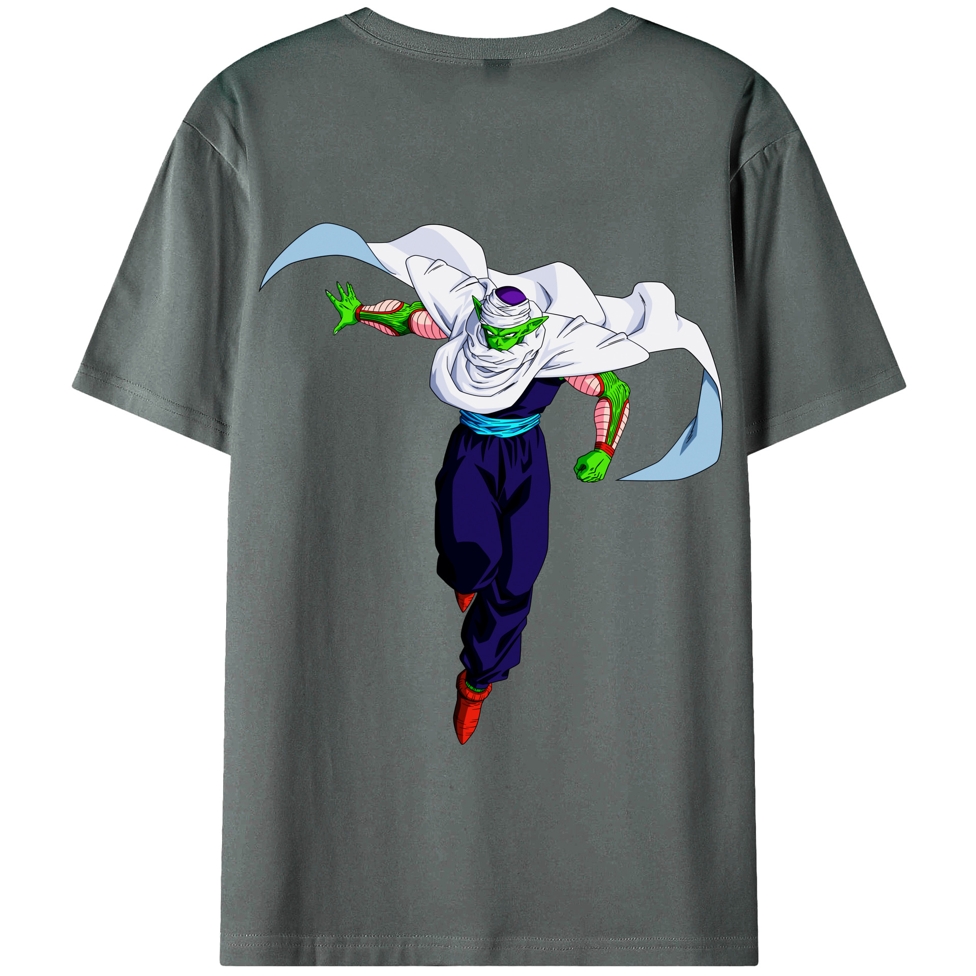 （画像用） ドラゴンボール ピッコロ DRAGON BALL Piccolo 綿100％半袖Tシャツ（背面プリント）